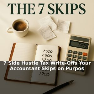 7 Side Hustle Tax Write-Offs Your Accountant Skips on Purpose ($6,800 Back)