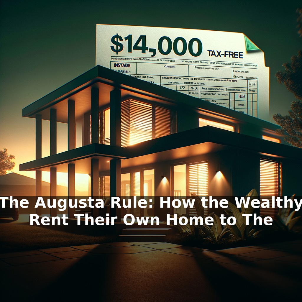 The Augusta Rule: How the Wealthy Rent Their Own Home to Their Business for $14,000 Tax-Free