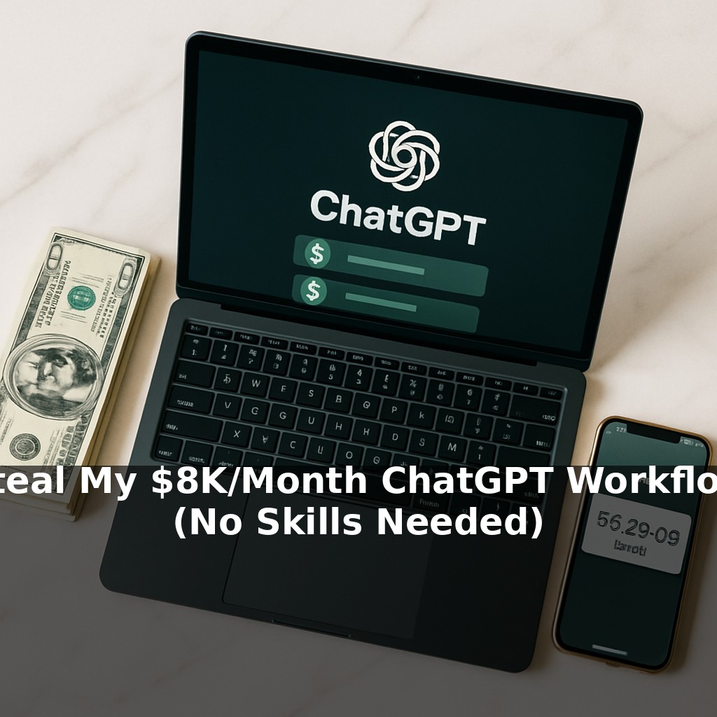 Steal My $8K/Month ChatGPT Workflow (No Skills Needed)