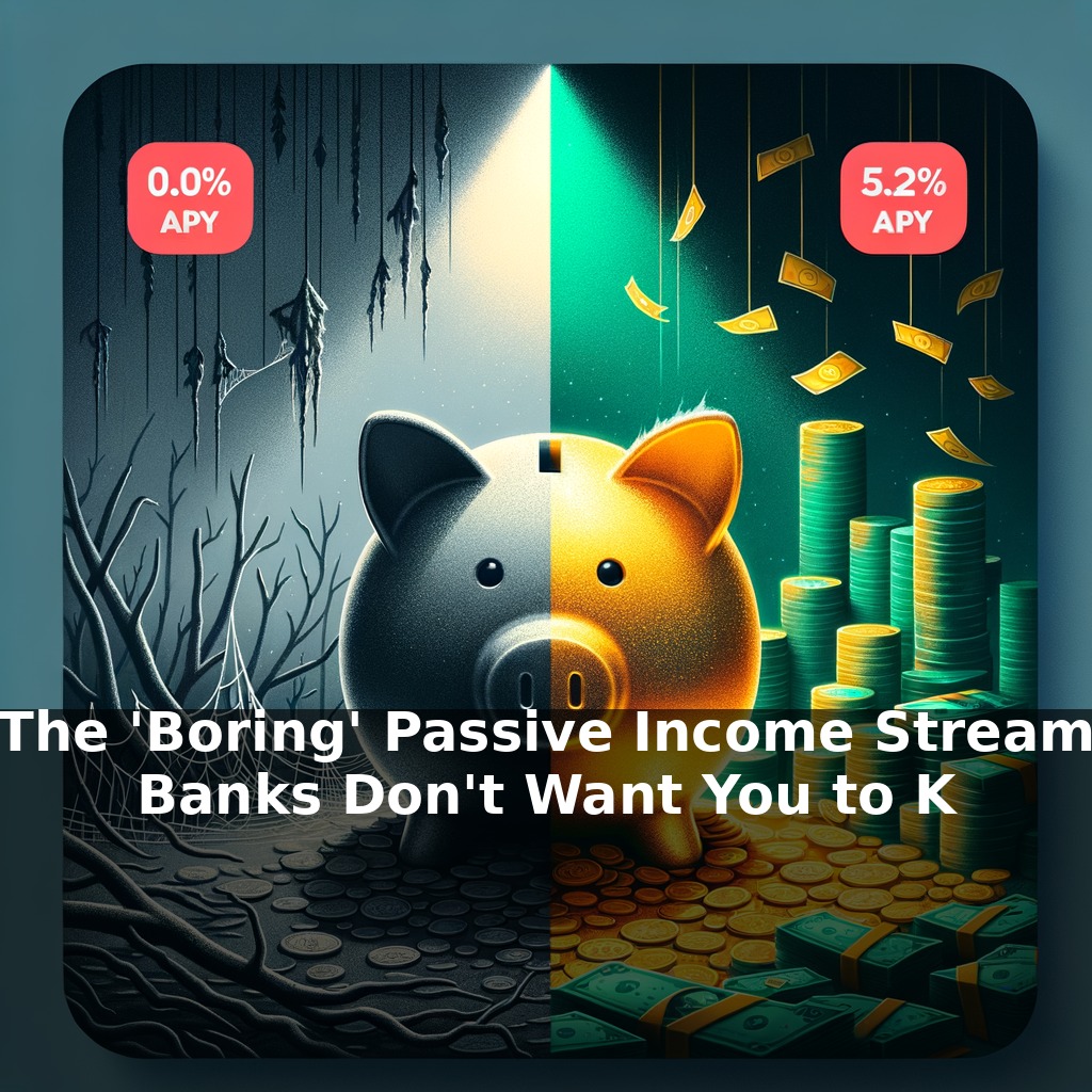 The 'Boring' Passive Income Stream Banks Don't Want You to Know