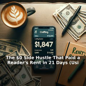 The $0 Side Hustle That Paid a Reader's Rent in 21 Days (Using Only a Phone)