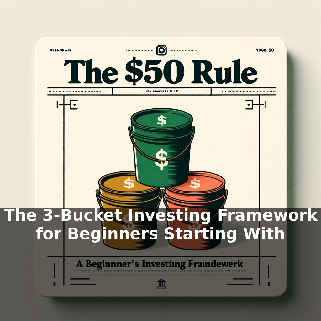The 3-Bucket Investing Framework for Beginners Starting With $500