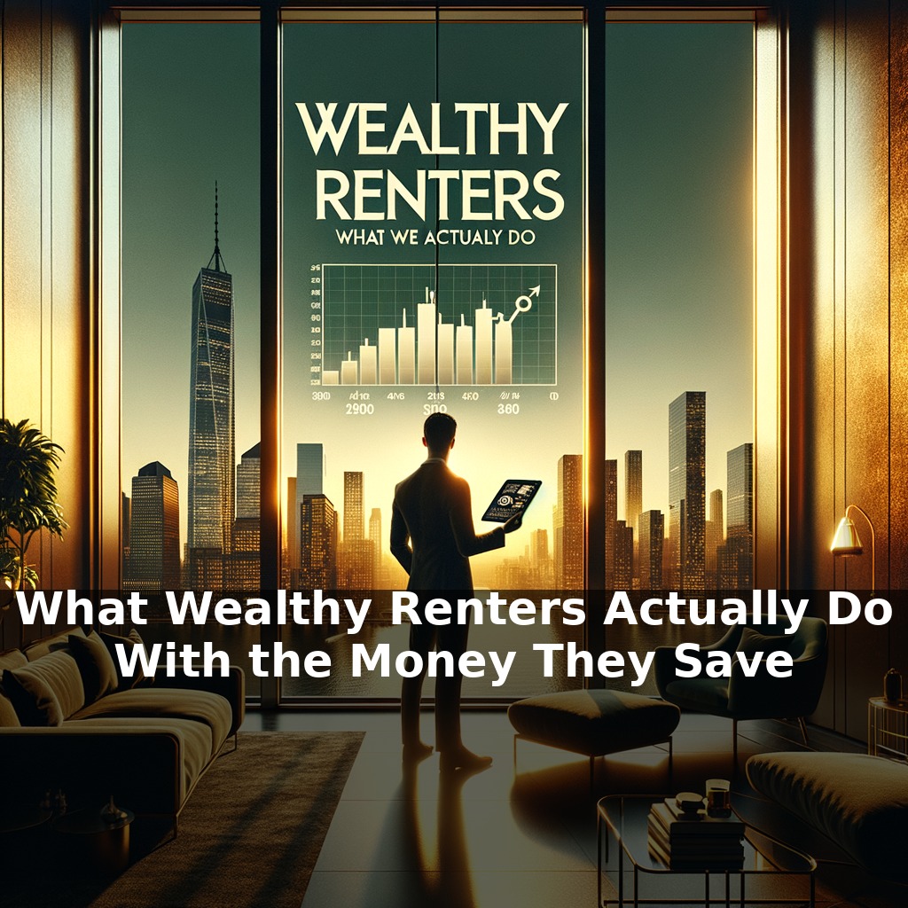 What Wealthy Renters Actually Do With the Money They Save