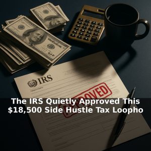 The IRS Quietly Approved This $18,500 Side Hustle Tax Loophole (Nobody's Talking About It)