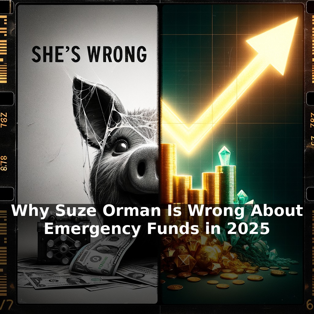Why Suze Orman Is Wrong About Emergency Funds in 2025
