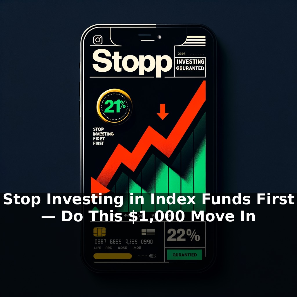 Stop Investing in Index Funds First — Do This $1,000 Move Instead