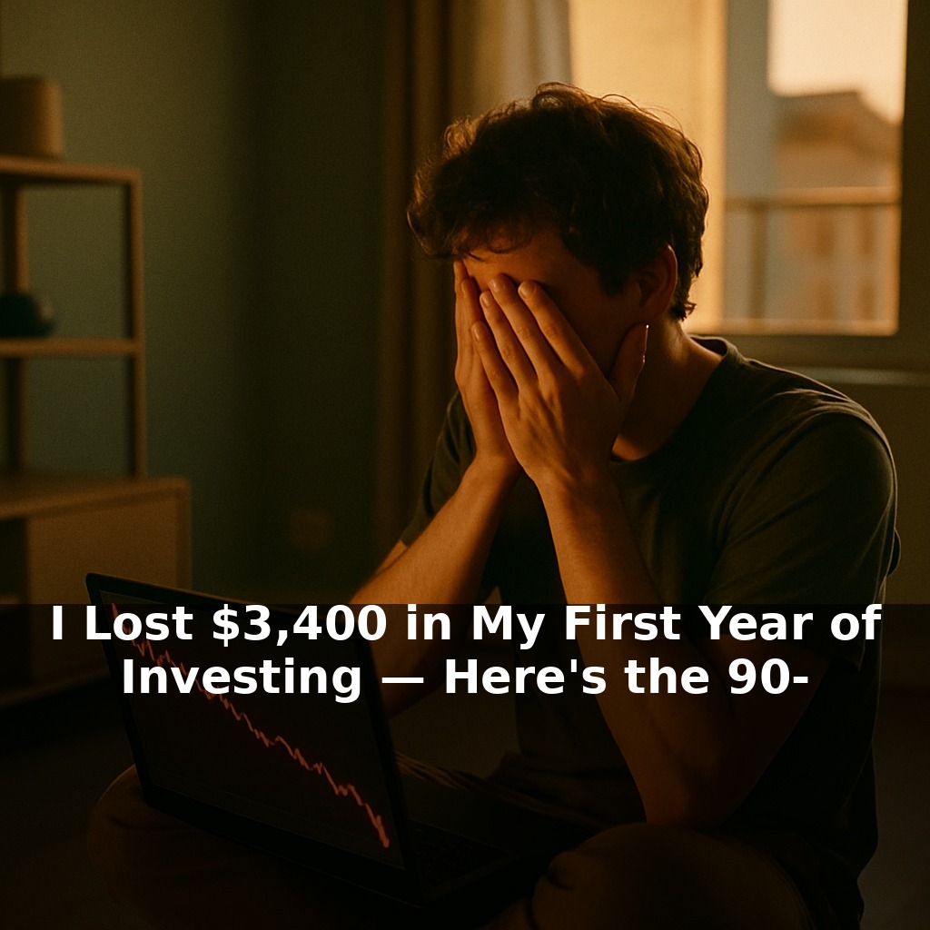 I Lost $3,400 in My First Year of Investing — Here's the 90-Day Recovery Plan That Saved Me