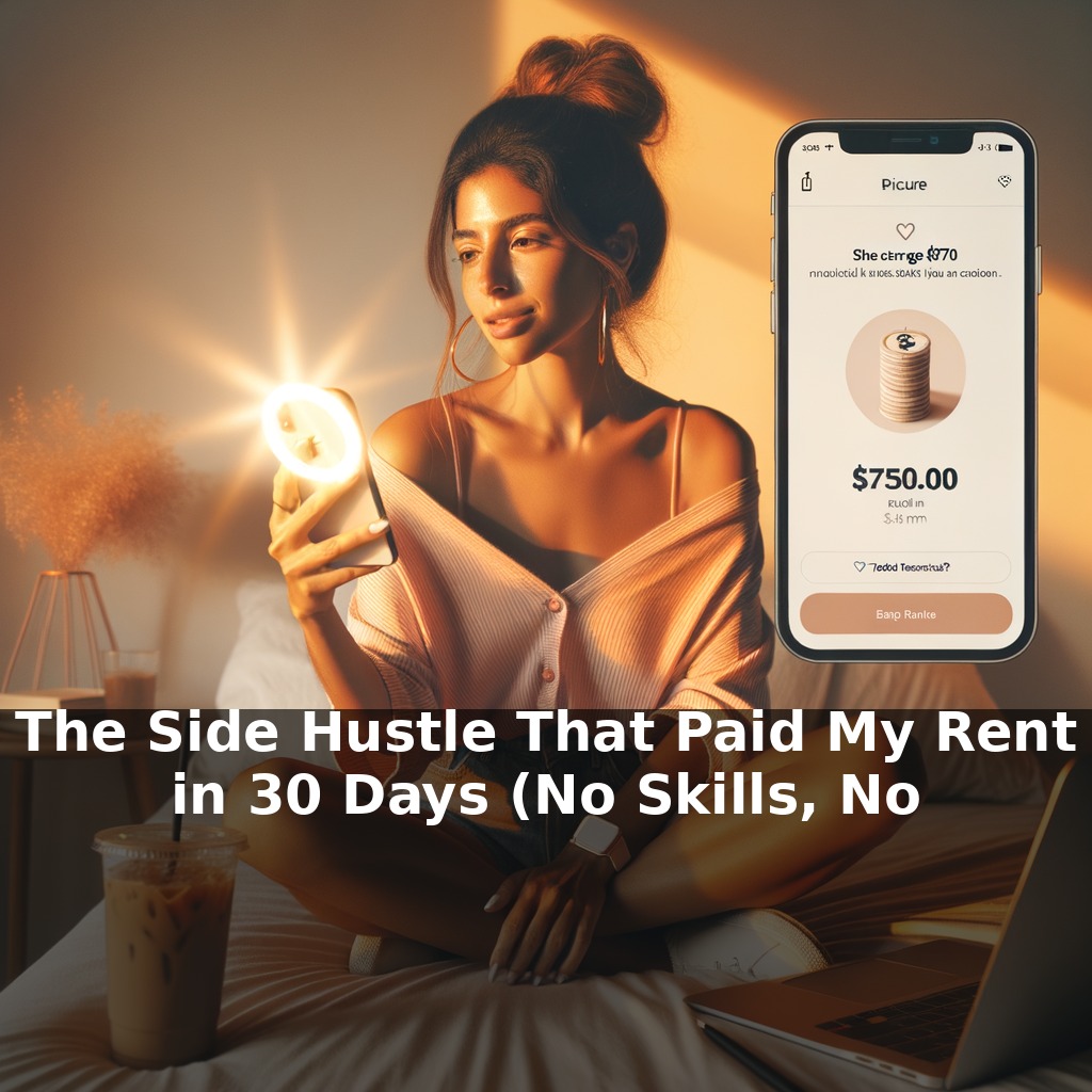 The Side Hustle That Paid My Rent in 30 Days (No Skills, No Startup Cost)