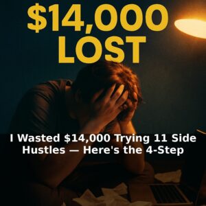 I Wasted $14,000 Trying 11 Side Hustles — Here's the 4-Step Filter I Use Now