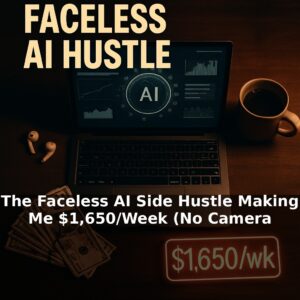 The Faceless AI Side Hustle Making Me $1,650/Week (No Camera, No Audience)