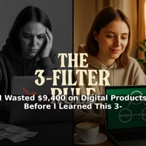 I Wasted $9,400 on Digital Products Before I Learned This 3-Filter Rule