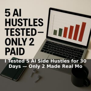 I Tested 5 AI Side Hustles for 30 Days — Only 2 Made Real Money