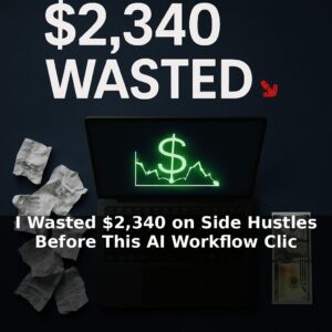 I Wasted $2,340 on Side Hustles Before This AI Workflow Clicked
