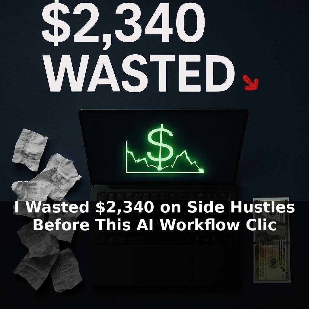 I Wasted $2,340 on Side Hustles Before This AI Workflow Clicked