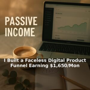 I Built a Faceless Digital Product Funnel Earning $1,650/Month While I Sleep