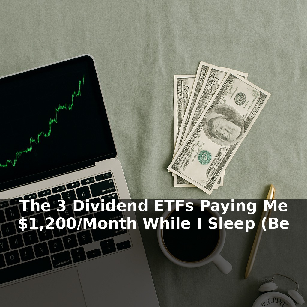The 3 Dividend ETFs Paying Me $1,200/Month While I Sleep (Beginner Ranked)