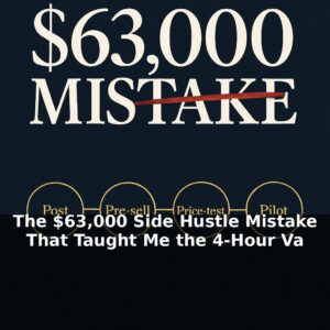 The $63,000 Side Hustle Mistake That Taught Me the 4-Hour Validation Rule