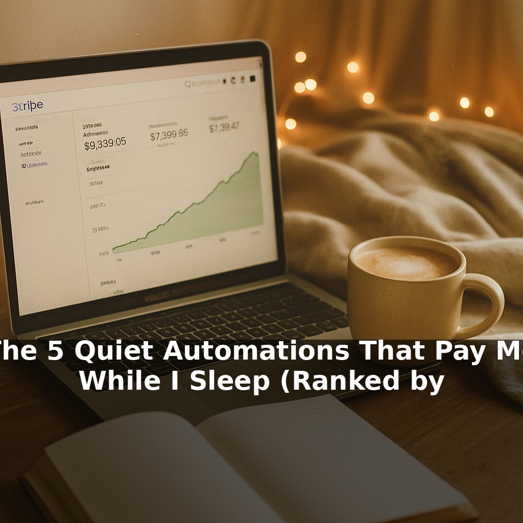 The 5 Quiet Automations That Pay Me While I Sleep (Ranked by What I Actually Earned)