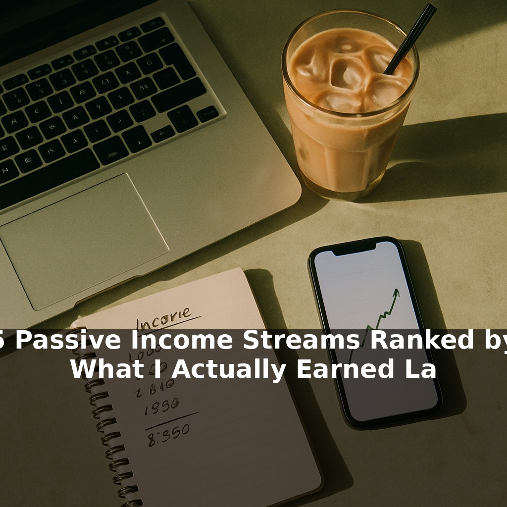 5 Passive Income Streams Ranked by What I Actually Earned Last Month