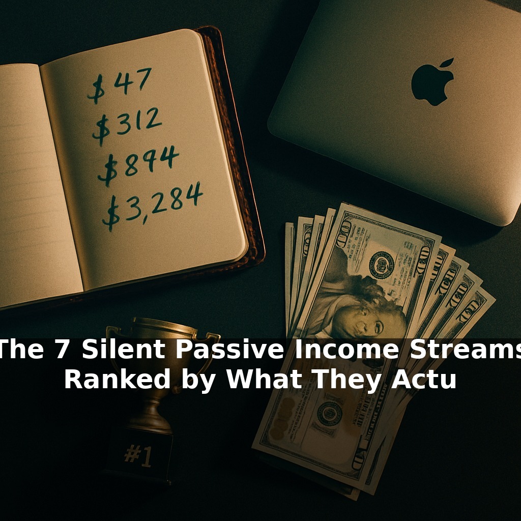 The 7 Silent Passive Income Streams Ranked by What They Actually Paid Me Last Month