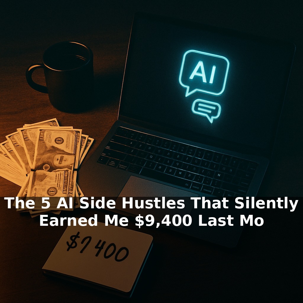 The 5 AI Side Hustles That Silently Earned Me $9,400 Last Month