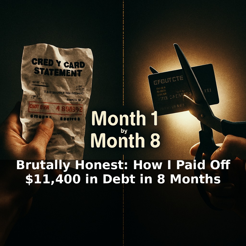 Brutally Honest: How I Paid Off $11,400 in Debt in 8 Months on a $42K Salary — The Exact Budget That Actually Worked