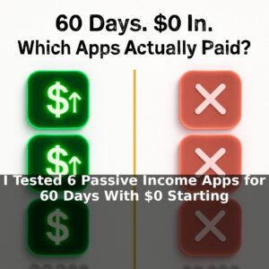 I Tested 6 Passive Income Apps for 60 Days With $0 Starting Budget — 3 Paid Me, 3 Wasted My Time (Exact Earnings Inside)