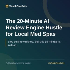 The 20-Minute AI Review Engine Hustle for Local Med Spas