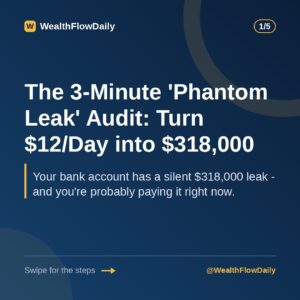 The 3-Minute 'Phantom Leak' Audit: Turn $12/Day into $318,000
