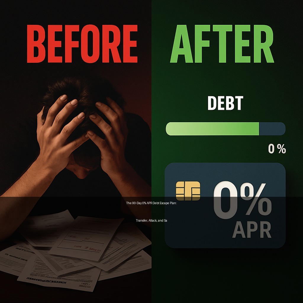 The 90-Day 0% APR Debt Escape Plan: Transfer, Attack, and Save Hundreds in Interest