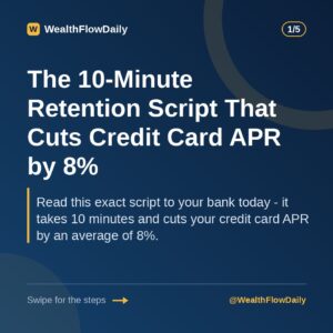 The 10-Minute Retention Script That Cuts Credit Card APR by 8%